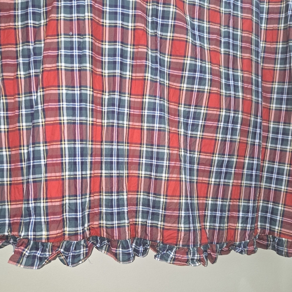 Hill House Home Caroline Nap Dress Tartan Plaid Smocked Maxi Medium - Picture 6 of 10